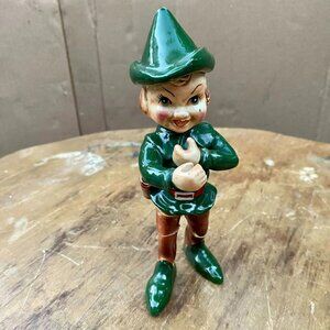 Vintage 1955 Kreiss Robin Hood Elf Ceramic Figurine